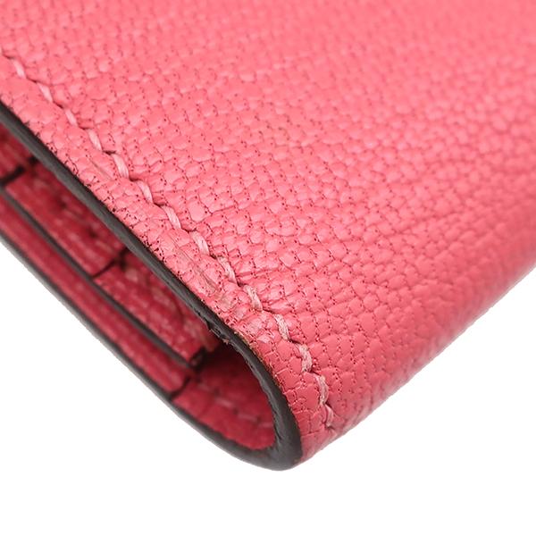 【美品】高年式　エルメス　ベアンスフレ　シェーブル　ピンク　折財布　505 HERMES エルメス 長財布 ベアンスフレ シェーブル ピンク 二