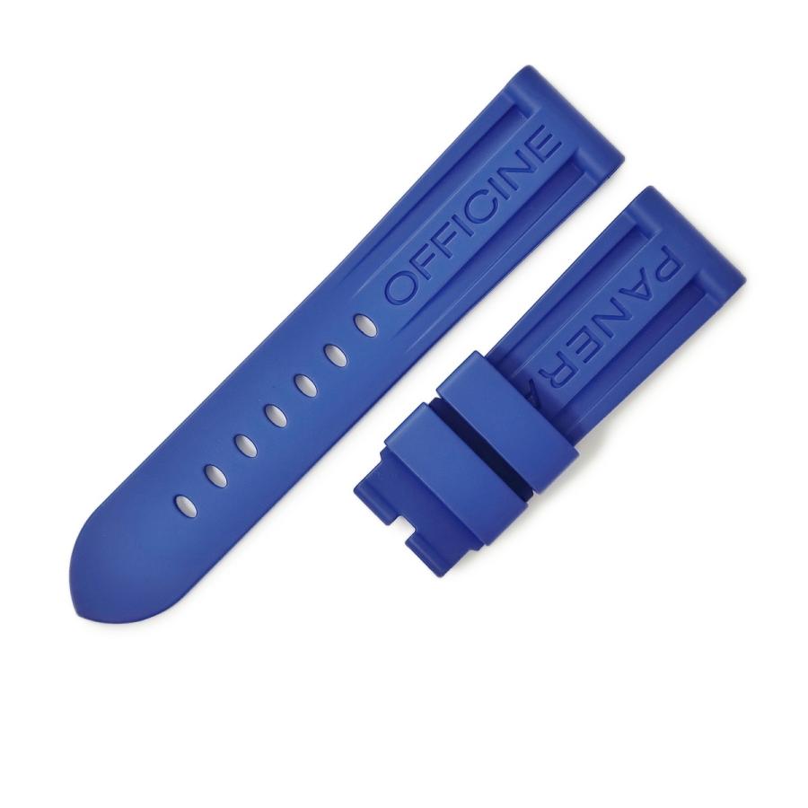 PANERAI OFFICINE 青 ラバーベルト OFFICINE PANERAI パネライ 純正 ルミノール用 ラバーバンド 未
