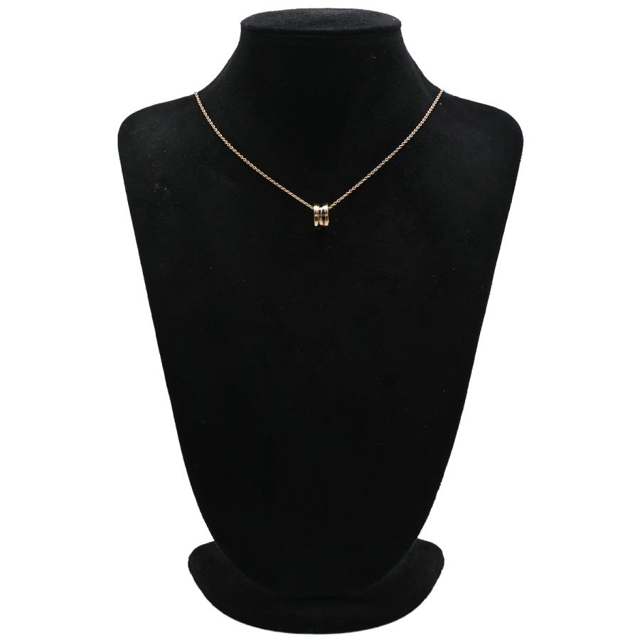 K2960 ブルガリ K18PG×黒セラミックビーゼロワン チェーン ネックレス K2960 ブルガリ K18PG×黒セラミックビーゼロワン チェーン ネックレス