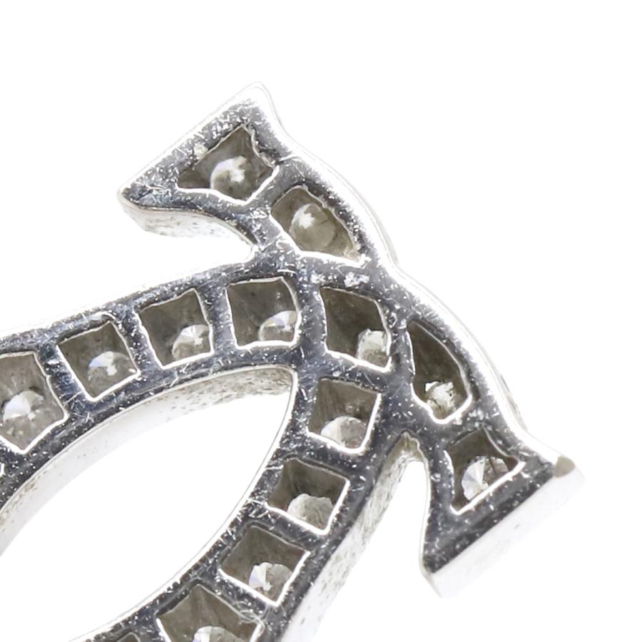 Cartier（カルティエ） ペンダントトップ C2 2Cチャーム ダイヤ K18WG