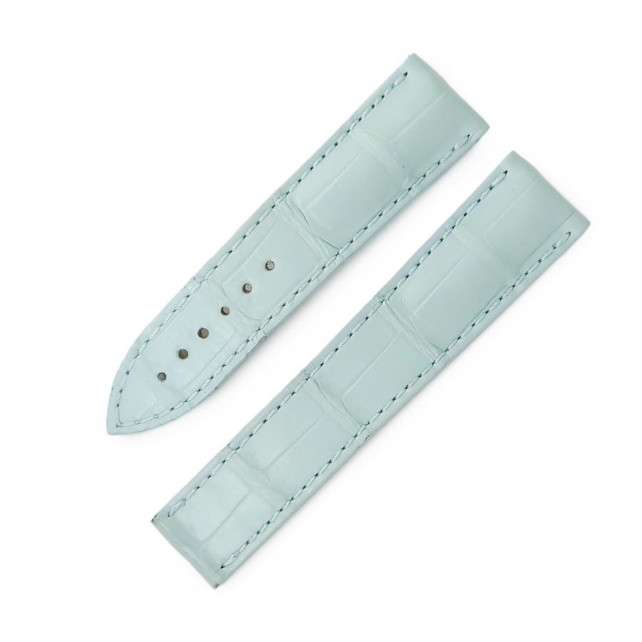 オメガ 純正 未使用 クロコベルト 18mm カーキ メンズ バンド OMEGA（オメガ） 純正 クロコバンド 未使用 ベルト ストラップ