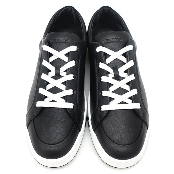 正規品エルメス　フラットシューズ黒 正規品エルメス フラットシューズ黒 ブラック（黒）系 HERMES