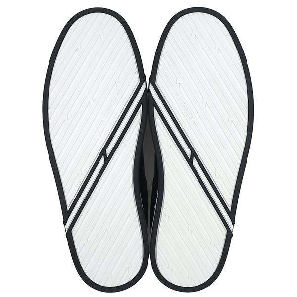 HERMES（エルメス） スニーカー キッド カーフ ブラック #43 黒 白