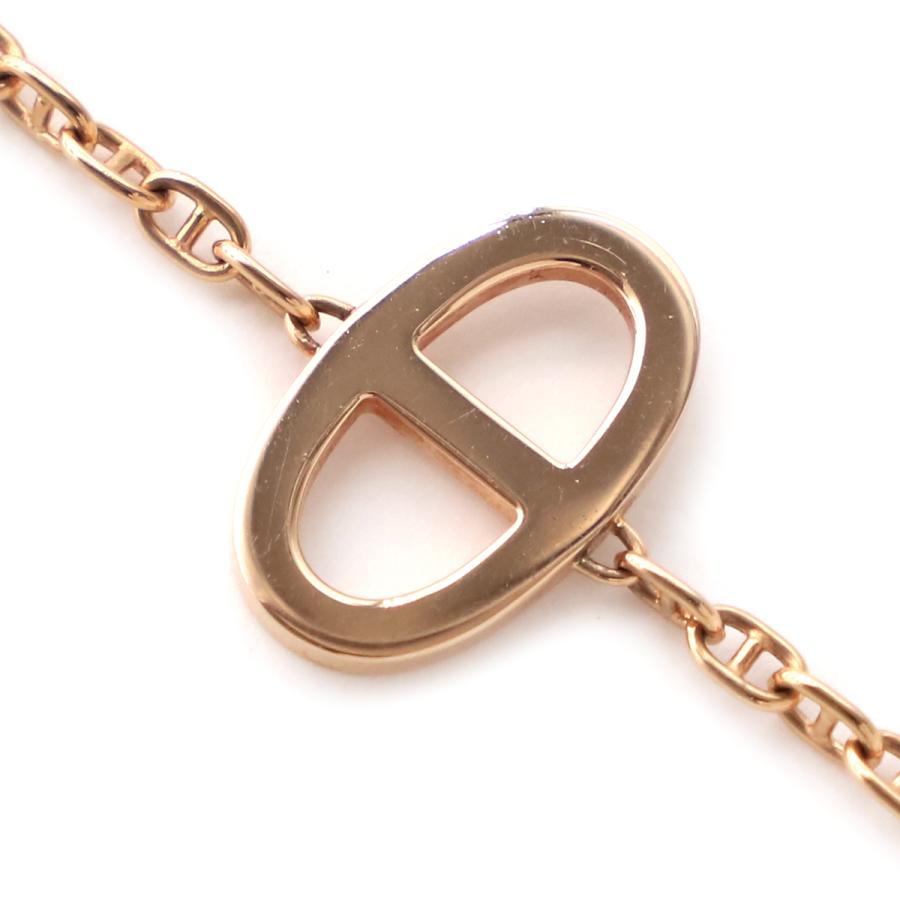 HERMES エルメス ブレスレット シェーヌダンクル コントゥール K18PG