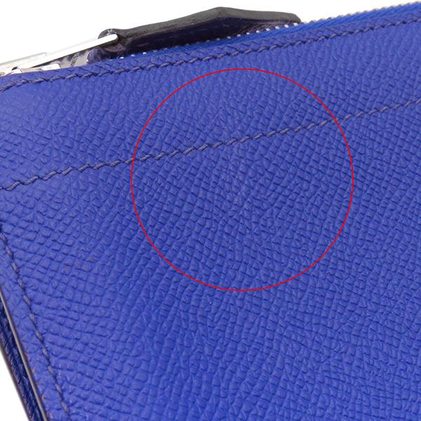 HERMES ネイビー ジップタブレットケース HERMES ネイビー ジップタブレットケース