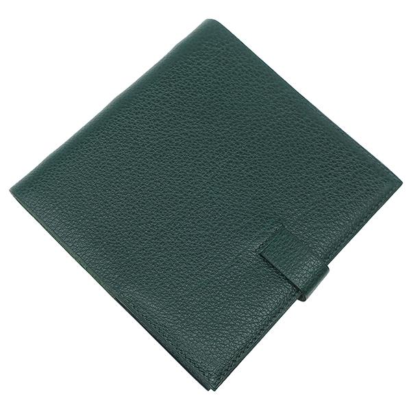 エルメス　レア商品　CDケース HERMES（エルメス） 小物 CDケース レザー グリーン 緑 ブックタイプ
