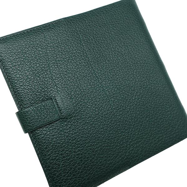 HERMES（エルメス） 小物 CDケース レザー グリーン 緑 ブックタイプ