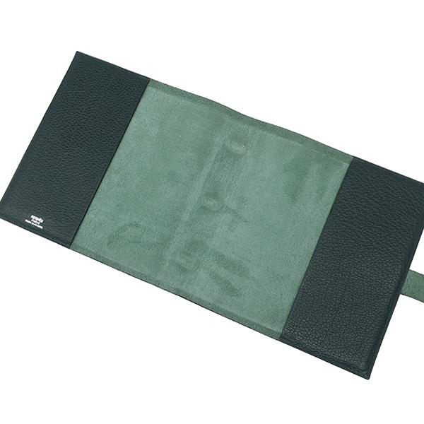 HERMES（エルメス） 小物 CDケース レザー グリーン 緑 ブックタイプ