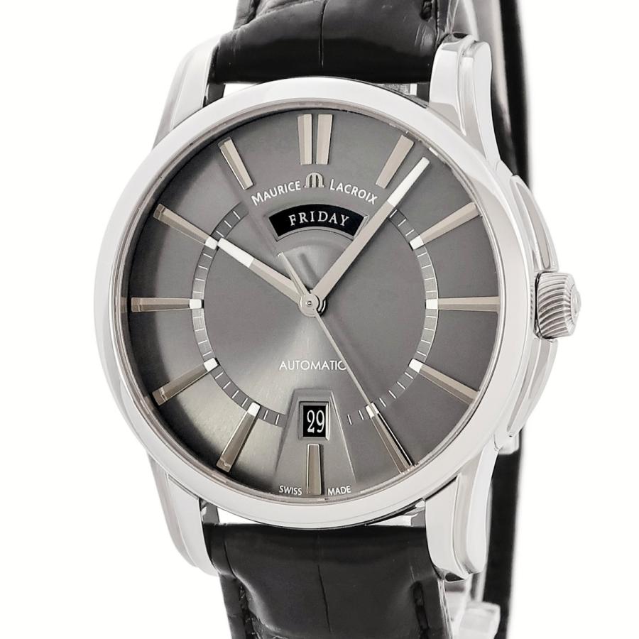 MAURICE LACROIX 自動巻きリストウォッチ ポントスデイデイト PT 6158