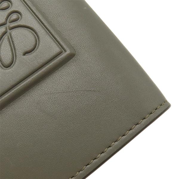 LOEWE（ロエベ） 三つ折り財布 トライフォールド ウォレット カーキ