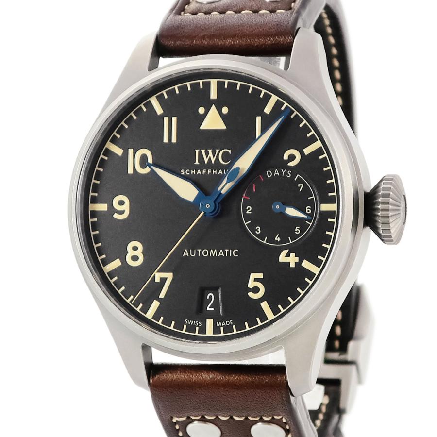 IWC ビッグパイロット ヘリテージ IW501004 ブラック パワーインジケーター 自動巻き メンズ 腕時計 パイロット・ウォッチ 【3年保証】 IWC ビッグパイロット ヘリテージ