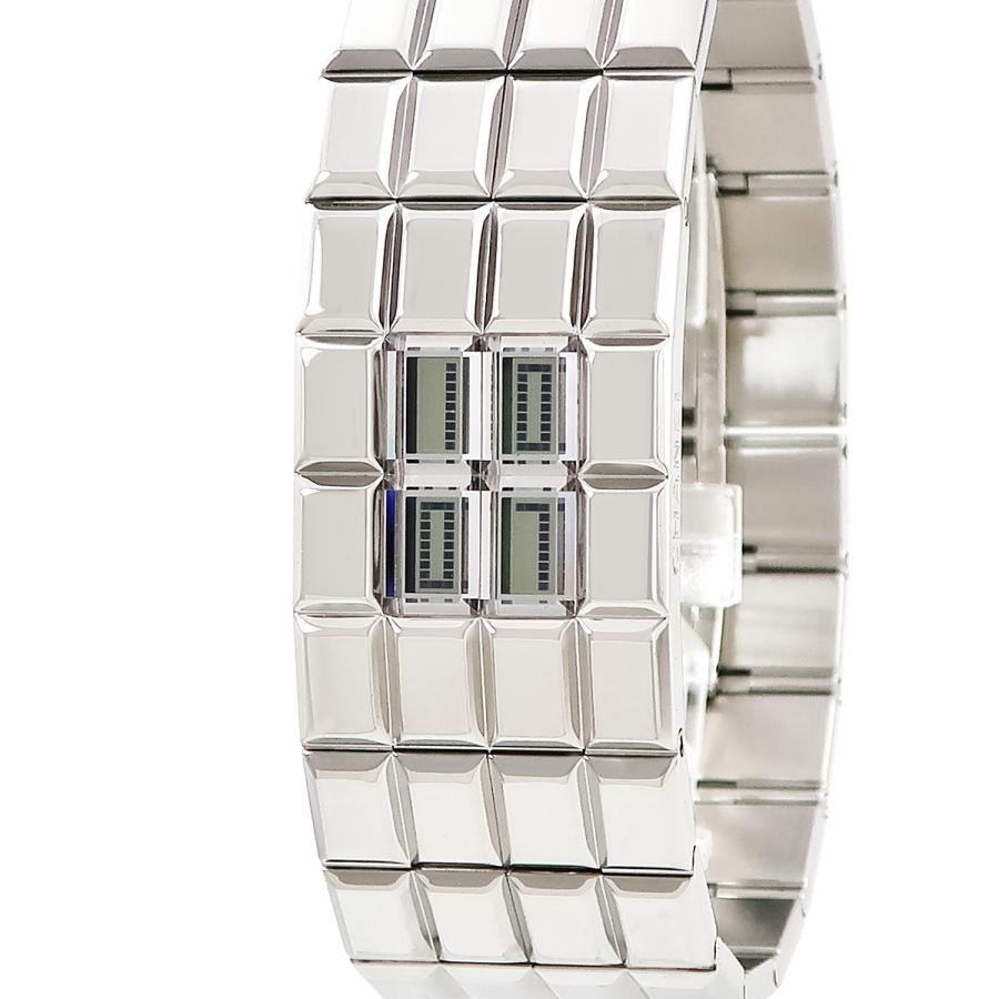 CHANEL 【3年保証】 シャネル ショコラ H0934 デジタル シルバー 板  