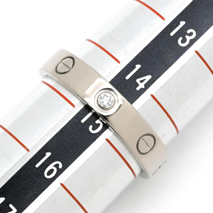 LOVE（Cartier） カルティエ リング 指輪 ミニラブリング 1Pダイヤ