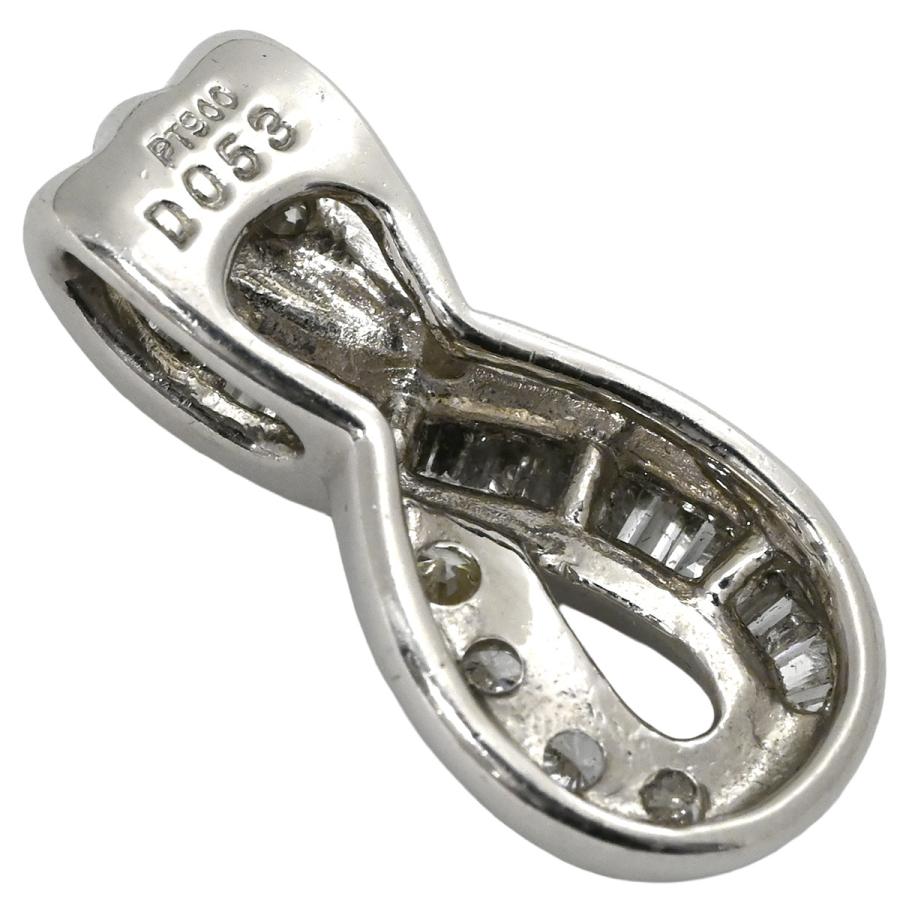 ペンダントトップ ダイヤ Pt900 シルバー ペンダントヘッド Pt