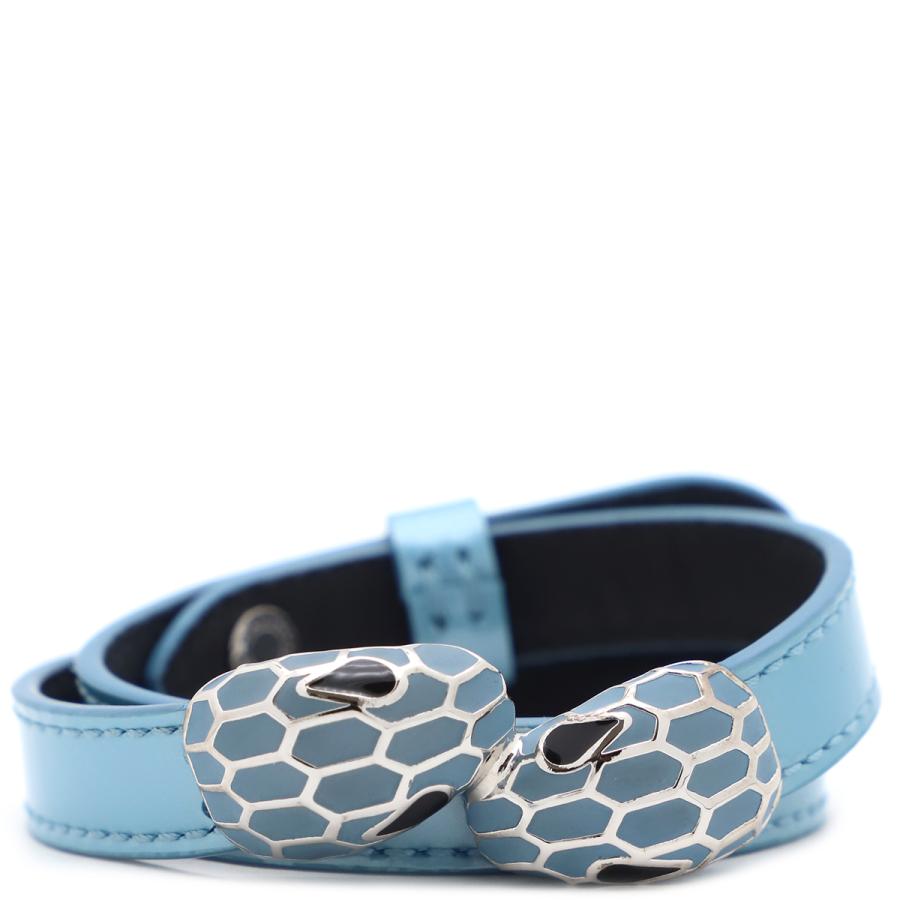 BVLGARI セルペンティ フォーエバー レザーブレスレット ロイヤル ルビー メタル, カーフレザー セルペンティ フォーエバー