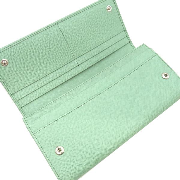 SAFFIANO（PRADA） プラダ 長財布 リボン フラップ ウォレット