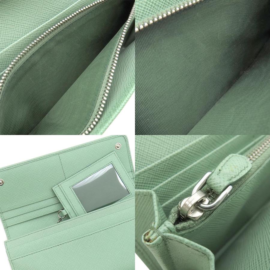 SAFFIANO（PRADA） プラダ 長財布 リボン フラップ ウォレット