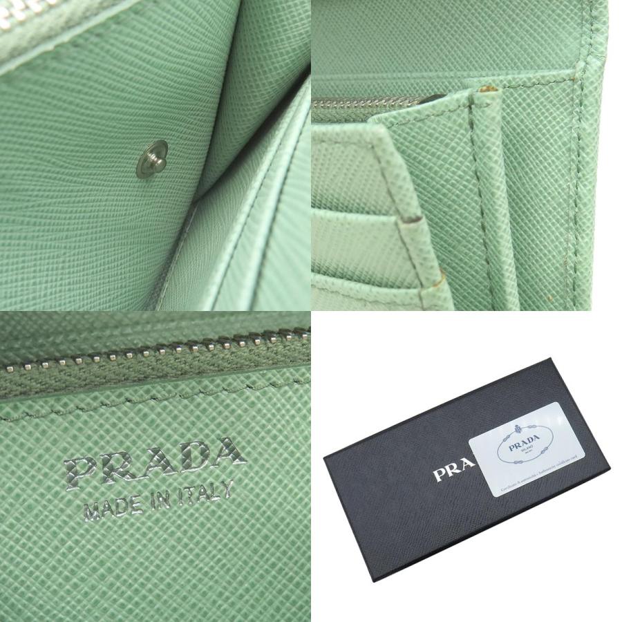 SAFFIANO（PRADA） プラダ 長財布 リボン フラップ ウォレット
