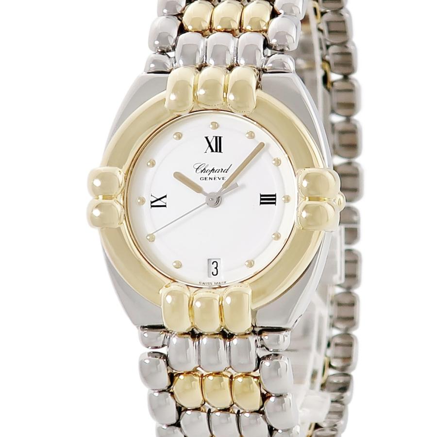 Chopard 【3年保証】 ショパール グスタード 33/8120 K18YG×SS コンビ  