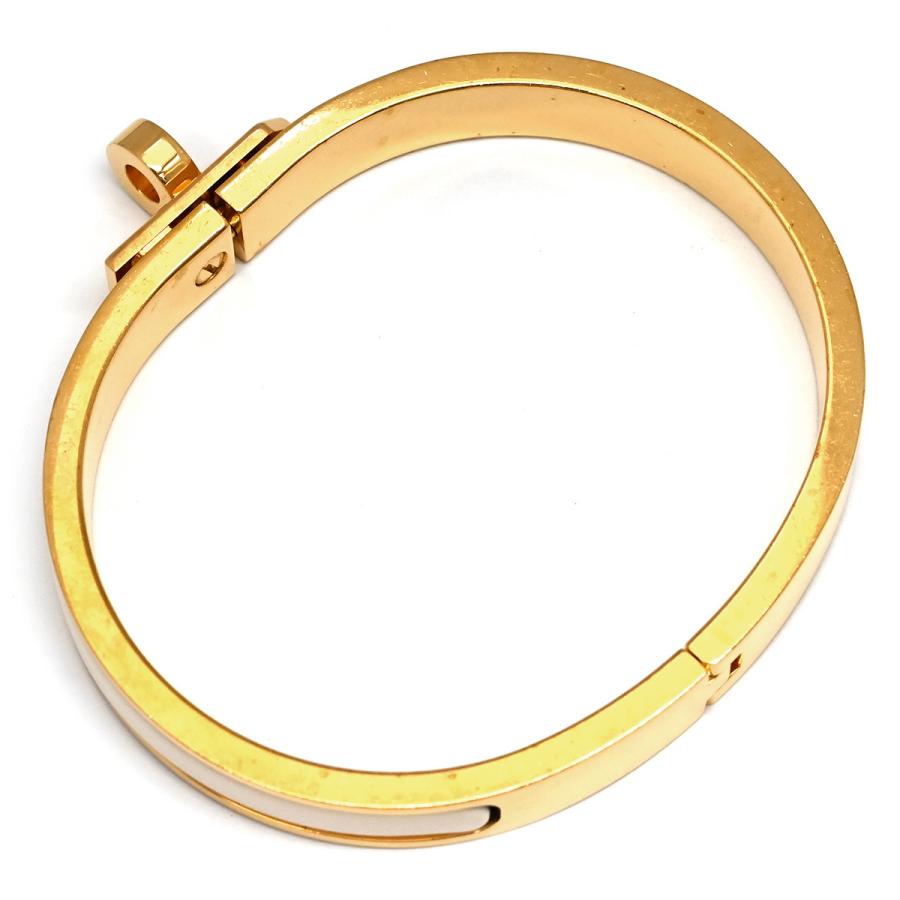 HERMES エルメス ブレスレット ミニ クリック ケリー GP ホワイト 