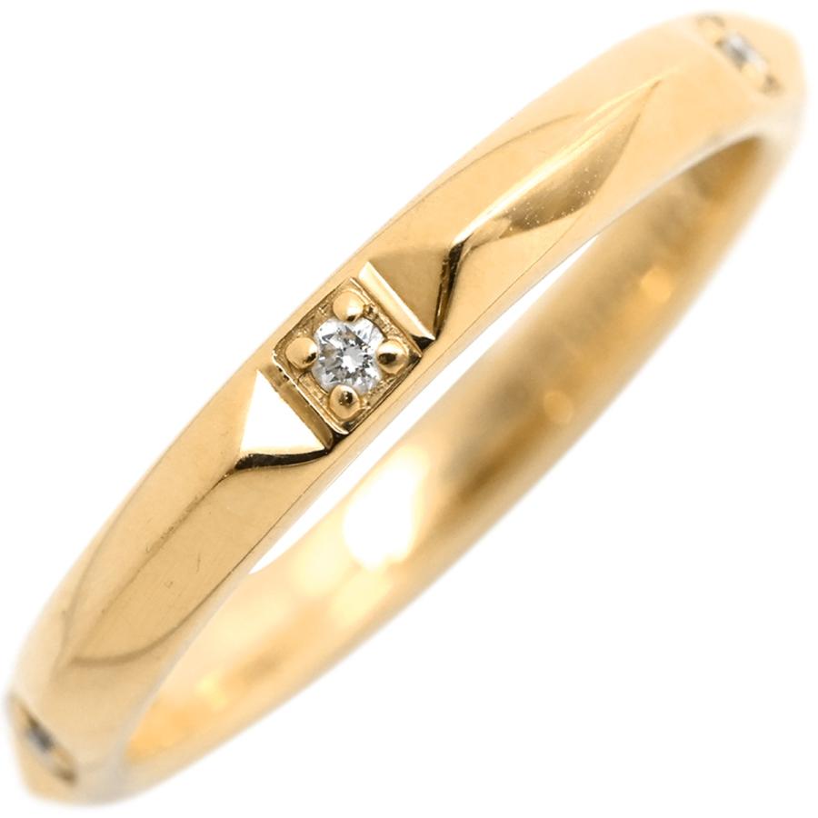 ティファニー リング 指輪 トゥルーリング 6P ダイヤモンド K18YG  