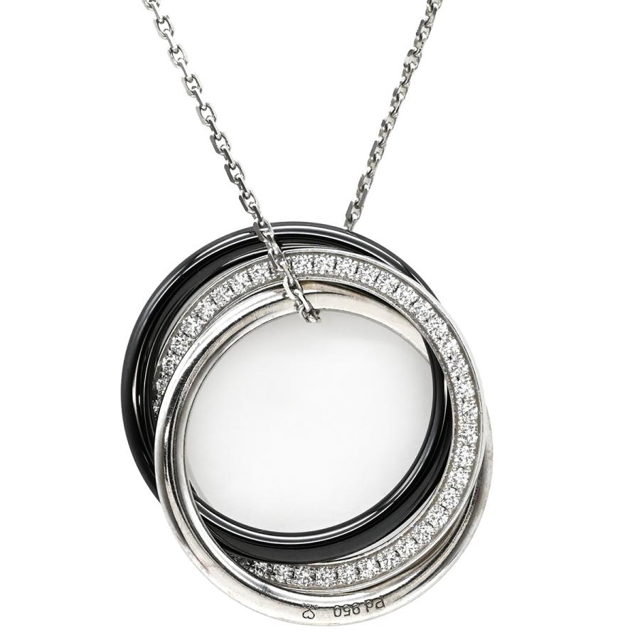 TRINITY（Cartier） カルティエ ネックレス トリニティ K18WG シルバー