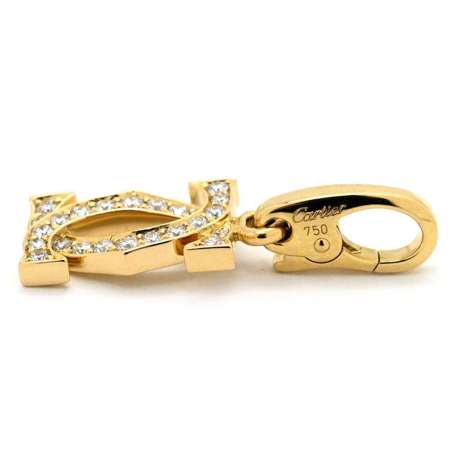 Cartier（カルティエ） ペンダントトップ 2Cチャーム ダイヤ K18YG
