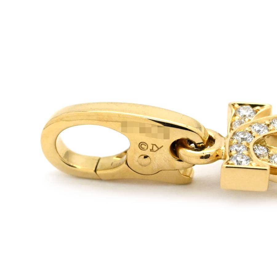 Cartier（カルティエ） ペンダントトップ 2Cチャーム ダイヤ K18YG
