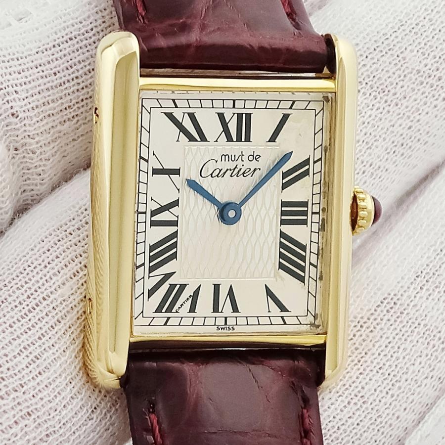TANK（Cartier） 【3年保証】 カルティエ マストタンク ヴェルメイユ