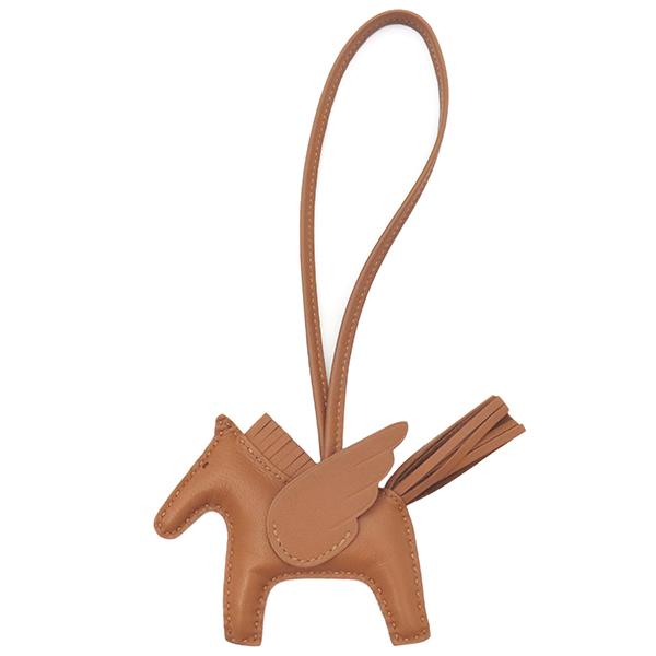 HERMES（エルメス） バッグチャーム ロデオPM ペガサス ブラウン 茶