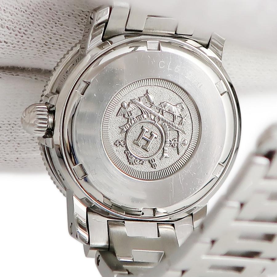 HERMES 【3年保証】 エルメス クリッパー ダイバー CL5.210 ホワイト H  