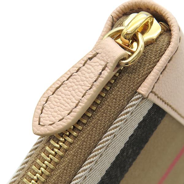 BURBERRY バーバリー 長財布 メガチェック ラウンドジップ ウォレット  