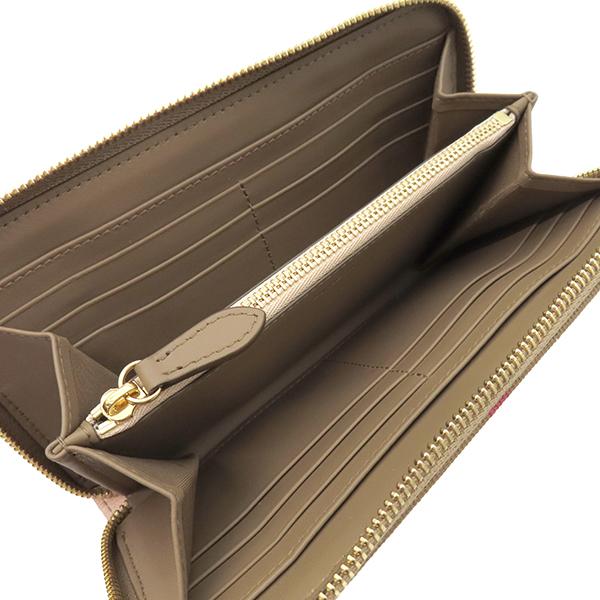 BURBERRY バーバリー 長財布 メガチェック ラウンドジップ ウォレット  