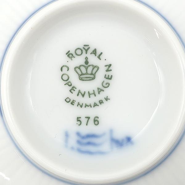 ロイヤルコペンハーゲン 食器 ブルーフルーテッド 急須 湯呑み5客 6点