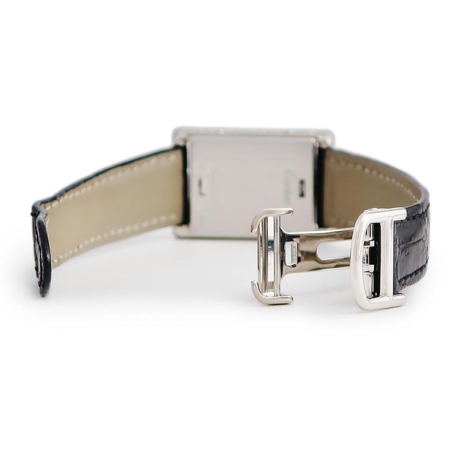 カルティエ タンクバスキュラントSM WG WA203531 WG クォーツ Cartier - カルティエ タンクバスキュラントSM WG WA203531 WG