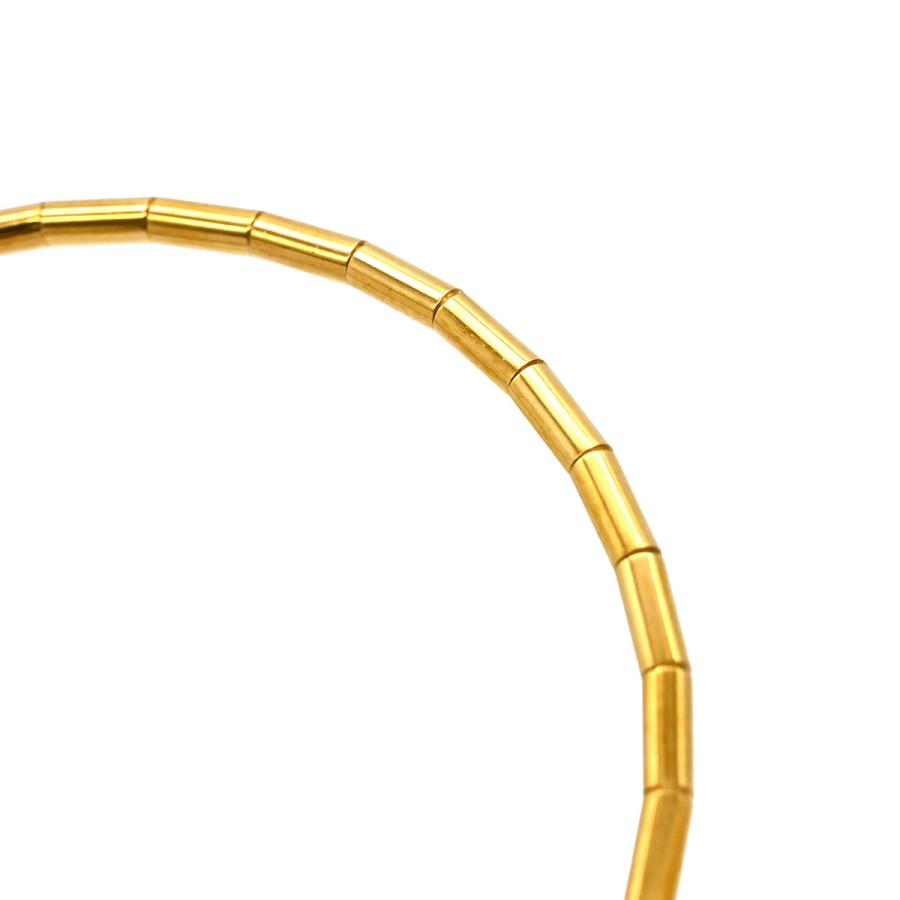Cartier ネックレス オメガ　チューブチェーン　k18WG Cartier（カルティエ） ネックレス オメガ チューブ K18YG ゴールド