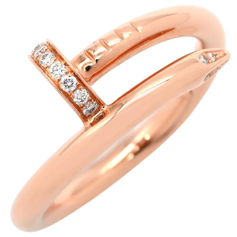 Cartier（カルティエ） リング 指輪 ジュストアンクル ダイヤ K18PG