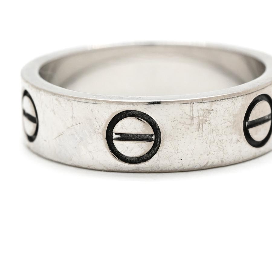 LOVE（Cartier） カルティエ リング 指輪 ラブリング K18WG シルバー