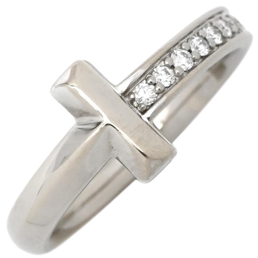 TIFFANY&Co. ティファニー リング 指輪 Tワン ナロー ダイヤリング  