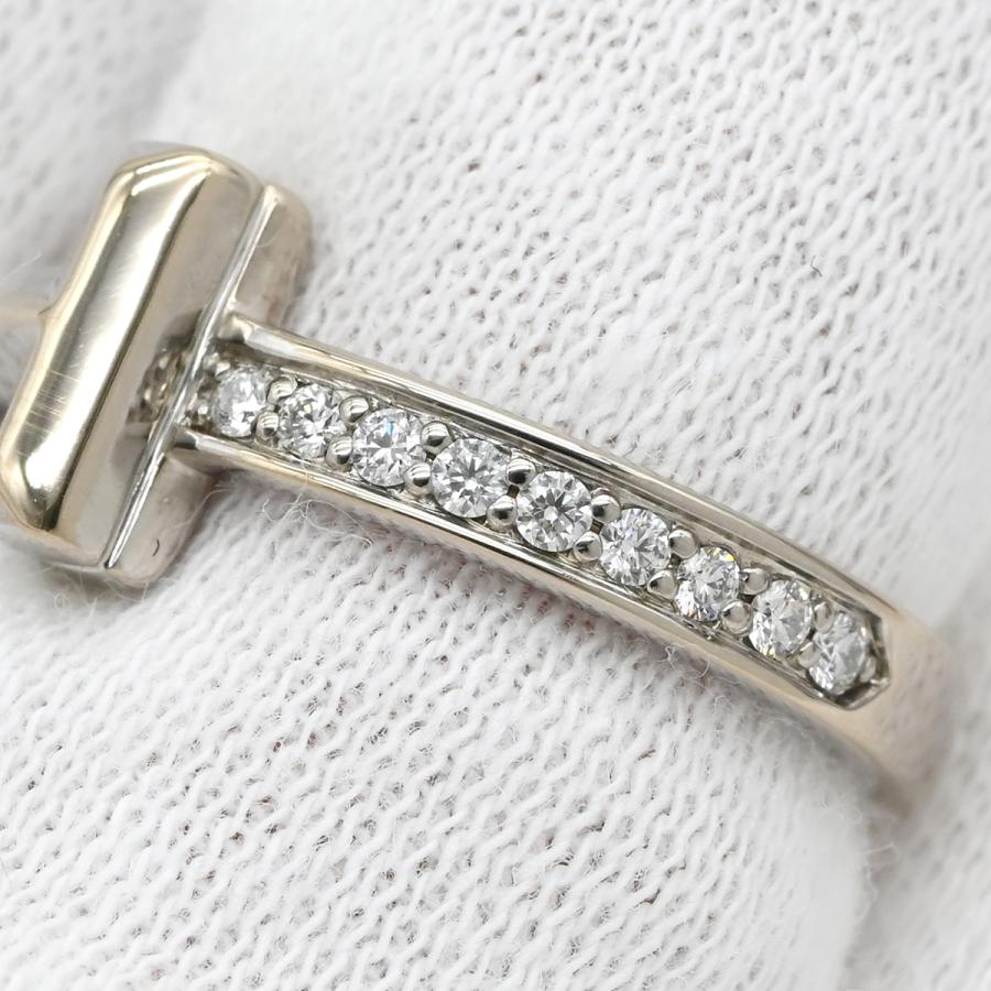 TIFFANY&Co. ティファニー リング 指輪 Tワン ナロー ダイヤリング  