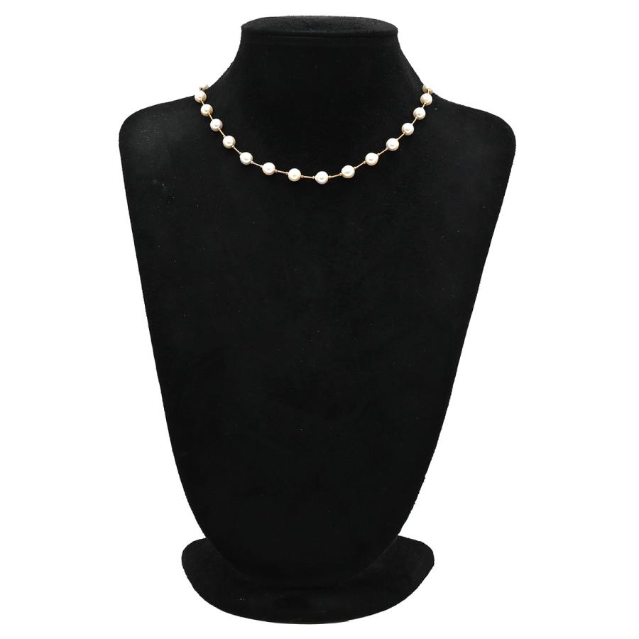 ネックレス パール K18YG ゴールド Au750 18K 18金 あこやパール