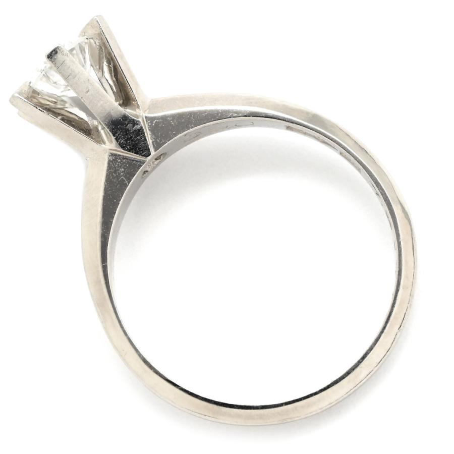 リング 指輪 ダイヤ 立爪リング Pt900 シルバー 1石 1粒 11.5号