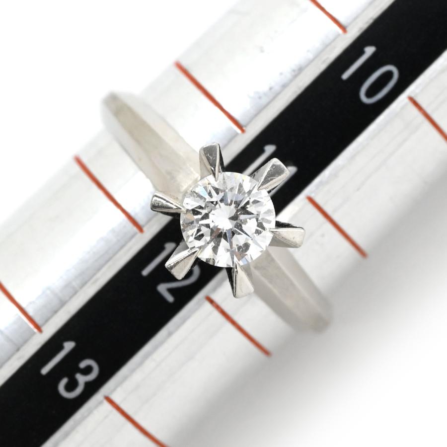 リング 指輪 ダイヤ 立爪リング Pt900 シルバー 1石 1粒 11.5号