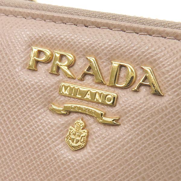 SAFFIANO（PRADA） プラダ 二つ折り財布 ダブルジップ ウオレット