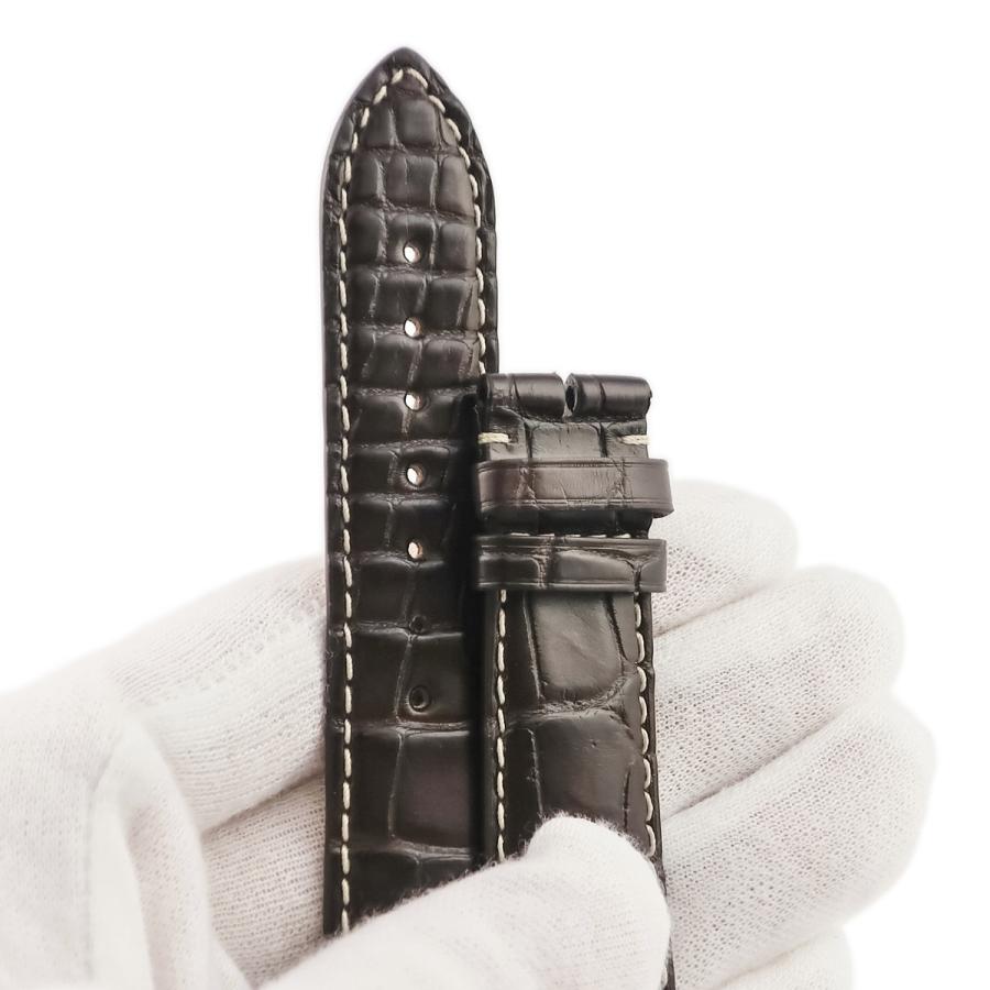 【未使用】ロンジン純正レザーベルト 21mm LONGINES（ロンジン） 純正 クロコバンド 未使用 替え レザー ベルト