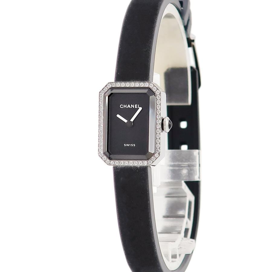 CHANEL ブラッククォーツ腕時計 ダイヤモンド CHANEL ブラッククォーツ腕時計 ダイヤモンド