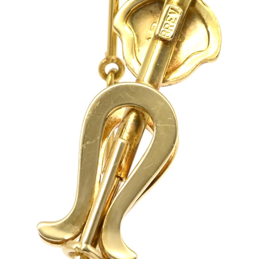 ブローチ カメオ スティック ピンブローチ ゴールド イエローゴールド