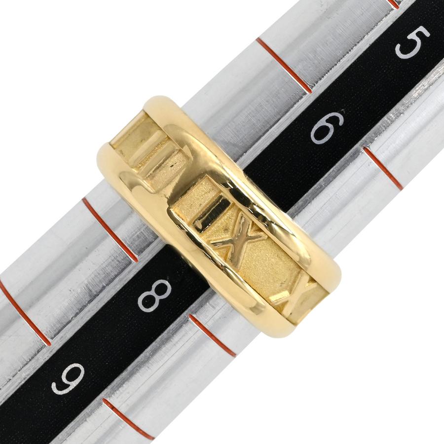 【希少】ティファニー アトラス 12.5号 オープン リング 750 WG 指輪 TIFFANY&Co. ティファニー リング 指輪 アトラス K18YG ゴールド