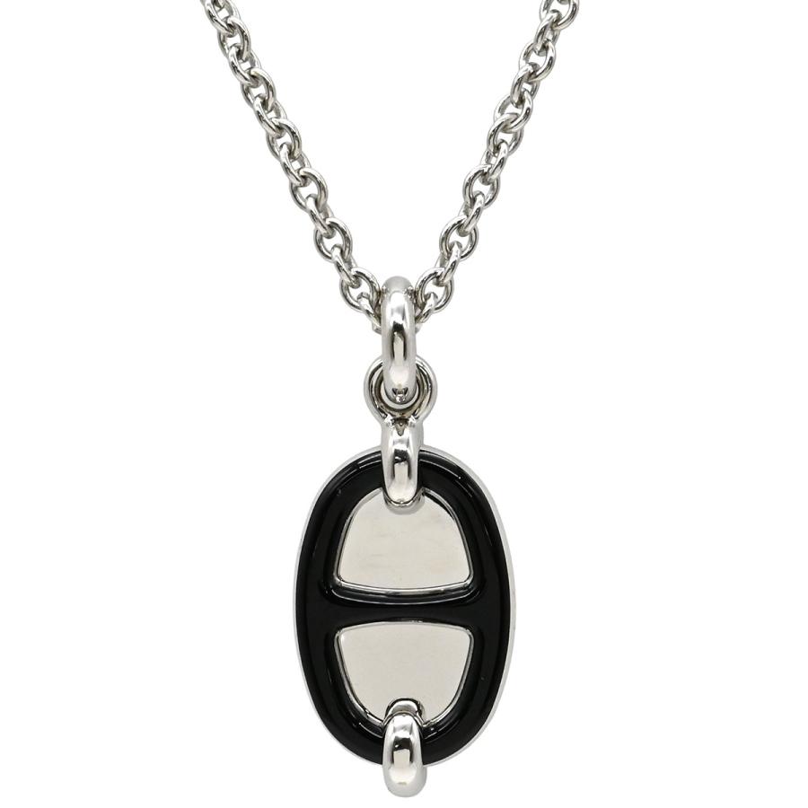 HERMES（エルメス） ネックレス ミニマイヨン メタル ブラック