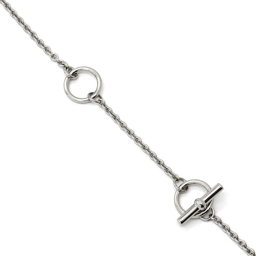 HERMES（エルメス） ネックレス ミニマイヨン メタル ブラック